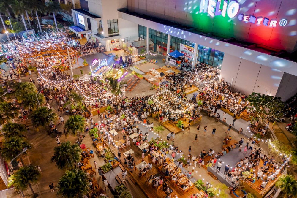 Helio Center is the largest entertainment complex in Da Nang